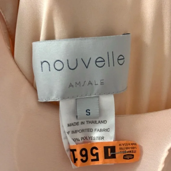 Nouvelle Amsale | Blush Pink Off-the-Shoulder Dress - Picture 7 of 7